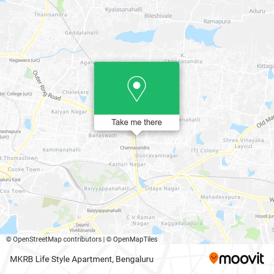 MKRB Life Style Apartment map