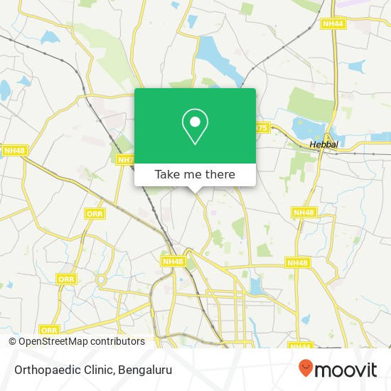 Orthopaedic Clinic map