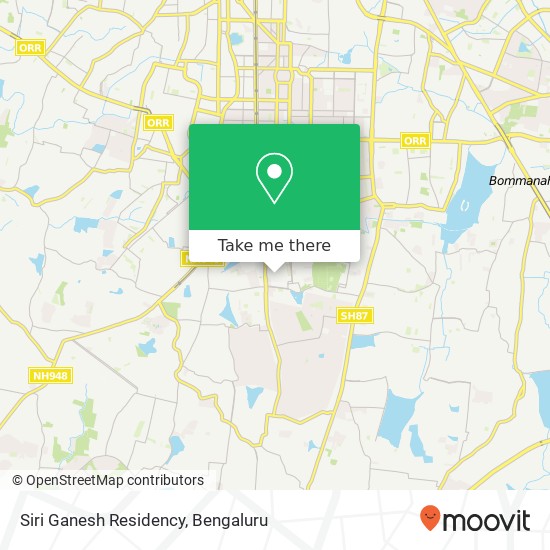 Siri Ganesh Residency map