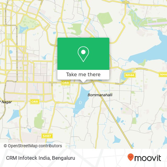 CRM Infoteck India map