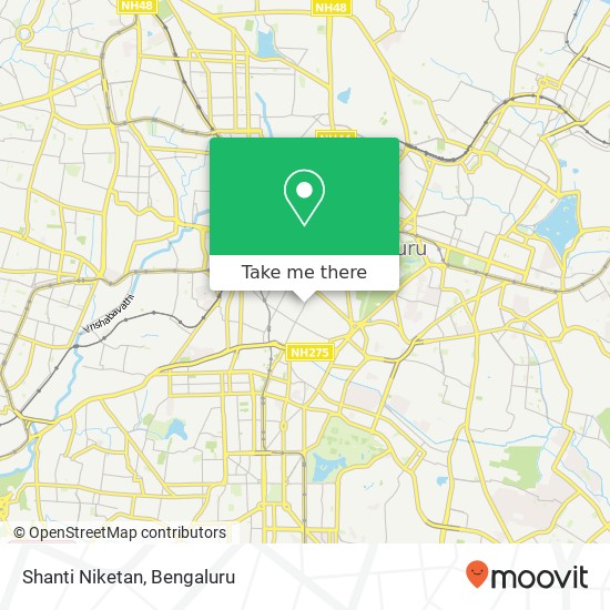 Shanti Niketan map