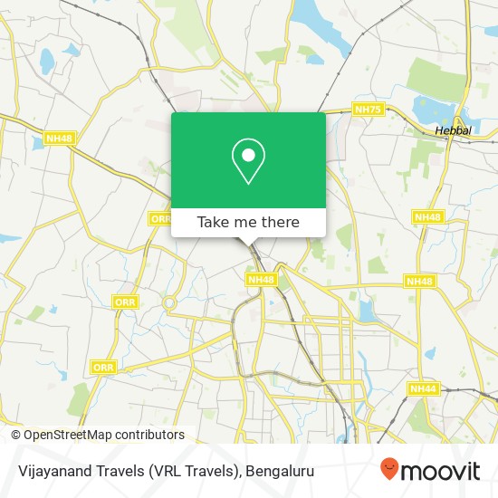 Vijayanand Travels (VRL Travels) map