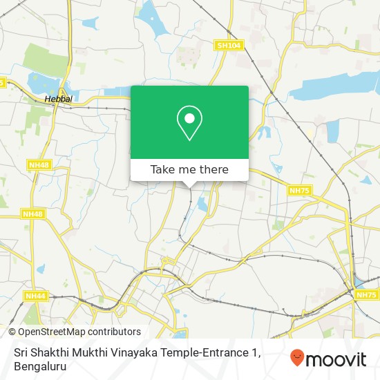 Sri Shakthi Mukthi Vinayaka Temple-Entrance 1 map