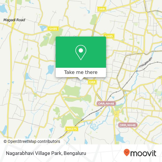 Nagarabhavi Village Park map