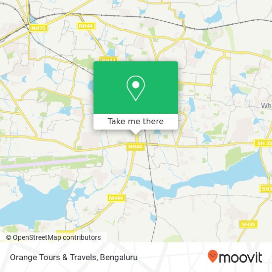 Orange Tours & Travels map