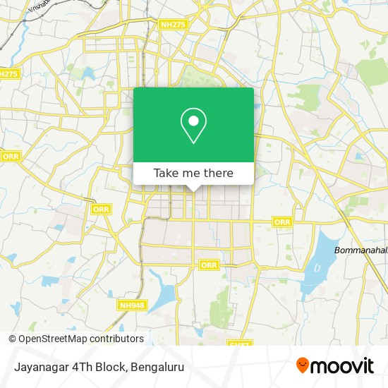 Jayanagar 4Th Block map