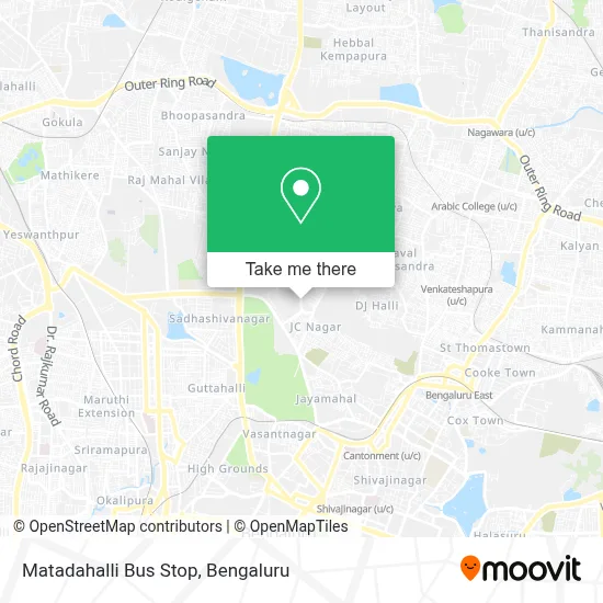 Matadahalli Bus Stop map