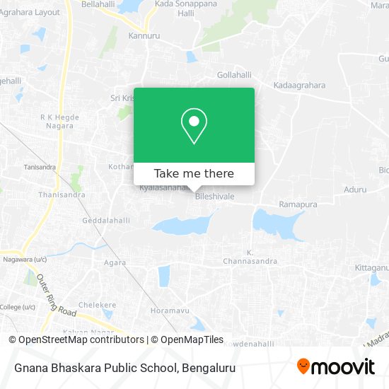 Gnana Bhaskara Public School map