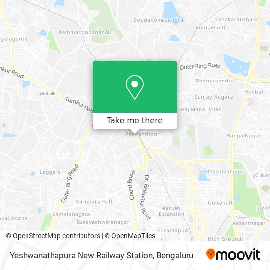 Yeshwanathapura New Railway Station map