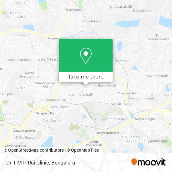 Dr T M P Rai Clinic map