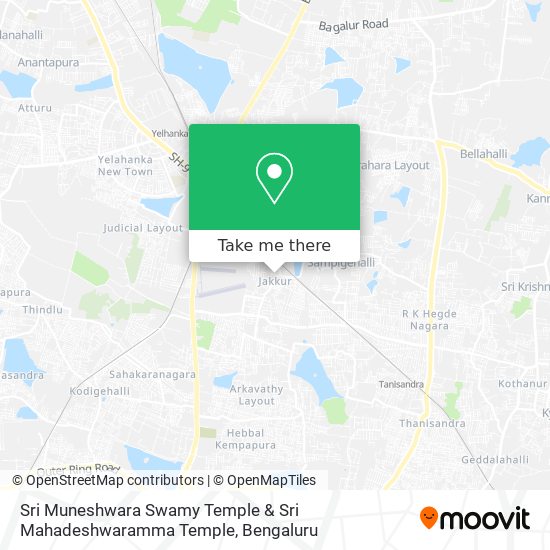 Sri Muneshwara Swamy Temple & Sri Mahadeshwaramma Temple map