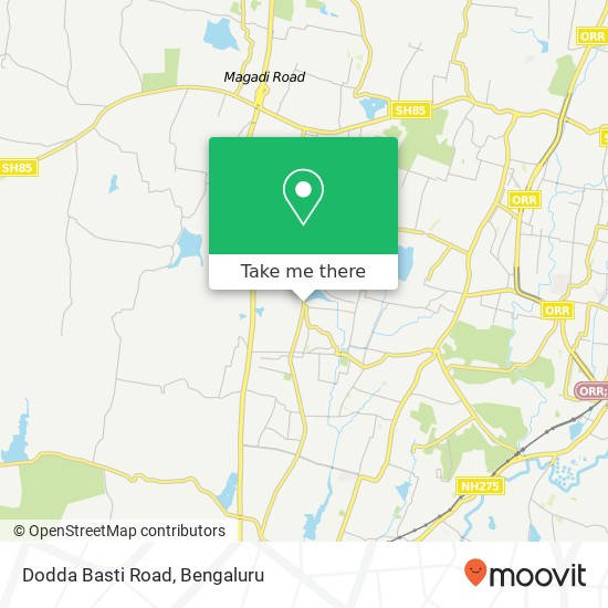 Dodda Basti Road map