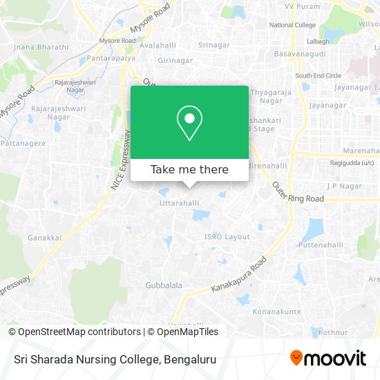 Sri Sharada Nursing College map