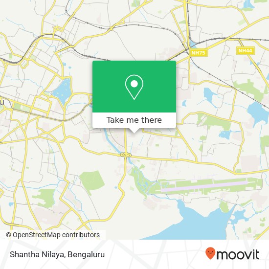 Shantha Nilaya map