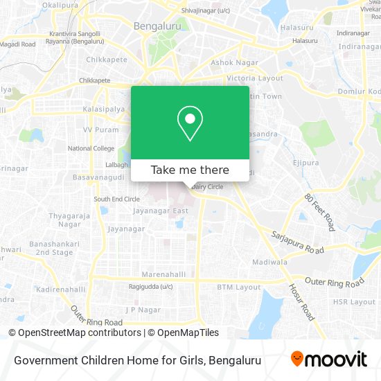 Government Children Home for Girls map