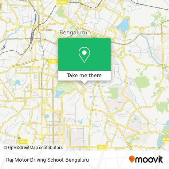 Raj Motor Driving School map