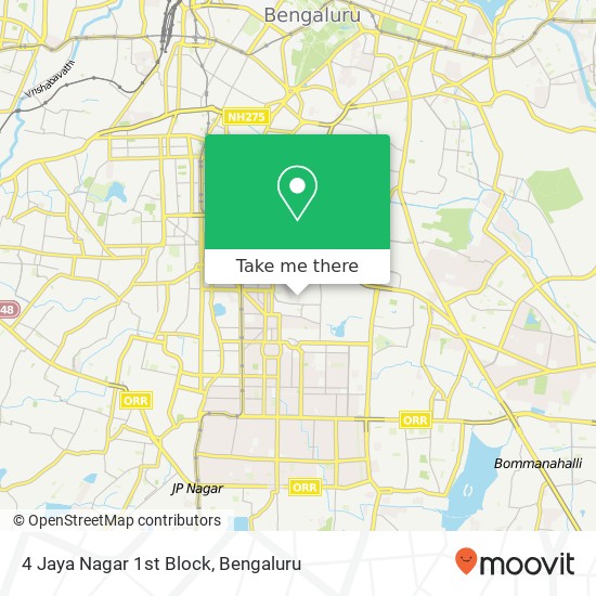 4 Jaya Nagar 1st Block map