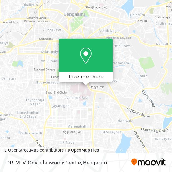 DR. M. V. Govindaswamy Centre map