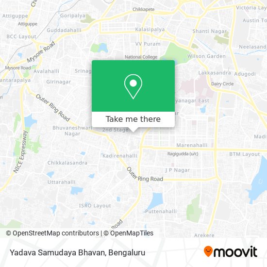 Yadava Samudaya Bhavan map