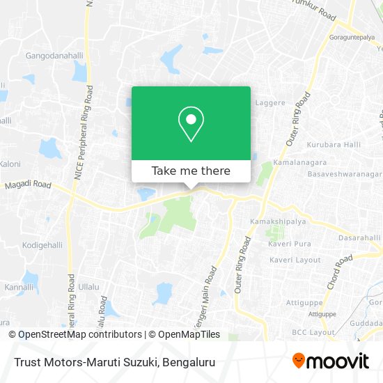 Trust Motors-Maruti Suzuki map