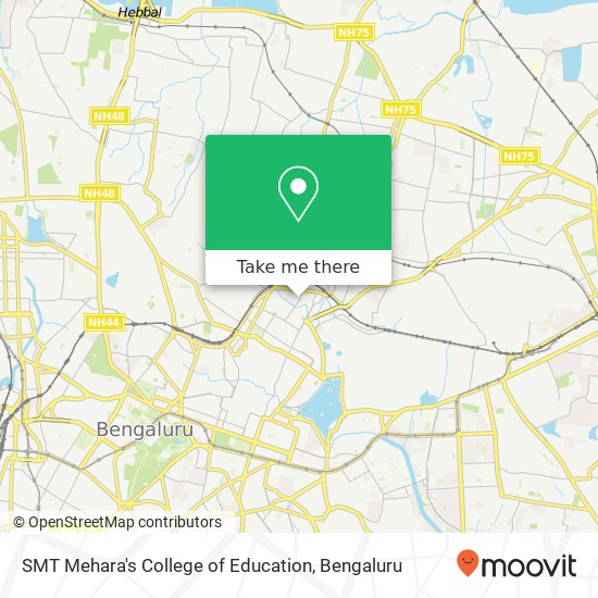 SMT Mehara's College of Education map