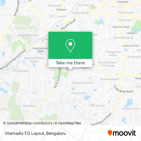 Ittamadu-T.G Layout map