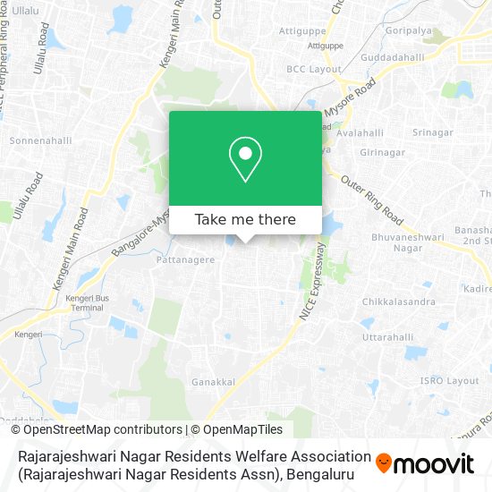 Rajarajeshwari Nagar Residents Welfare Association (Rajarajeshwari Nagar Residents Assn) map