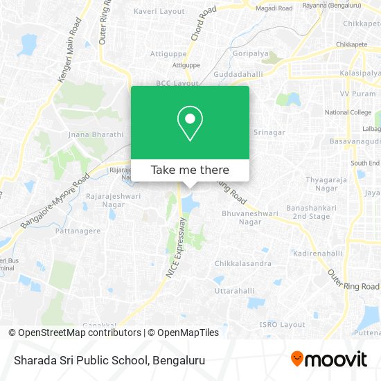 Sharada Sri Public School map
