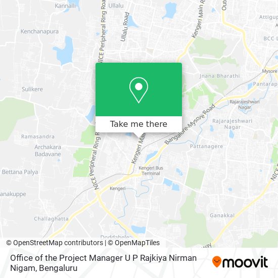Office of the Project Manager U P Rajkiya Nirman Nigam map