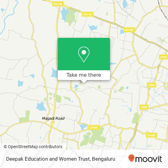 Deepak Education and Women Trust map