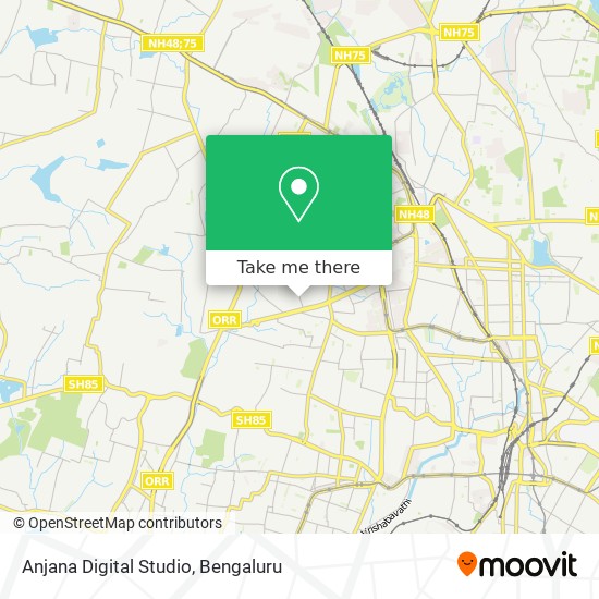 Anjana Digital Studio map