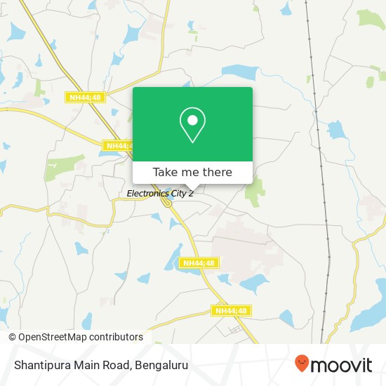 Shantipura Main Road map