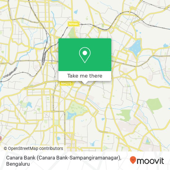 Canara Bank (Canara Bank-Sampangiramanagar) map