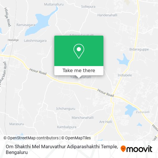 Om Shakthi Mel Maruvathur Adiparashakthi Temple map