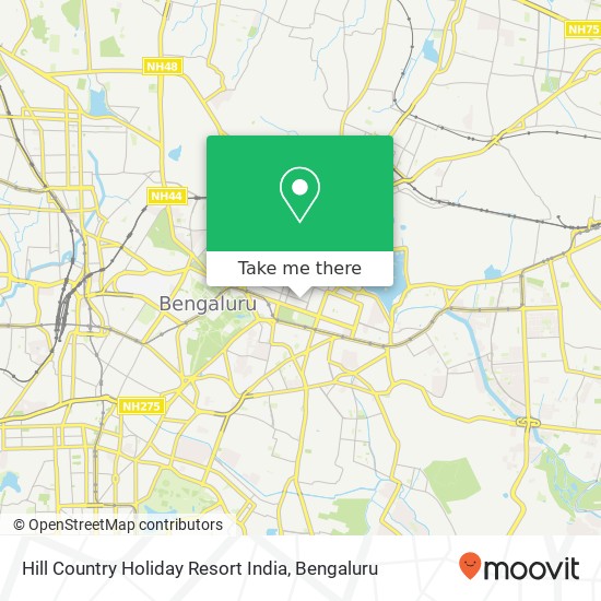Hill Country Holiday Resort India map