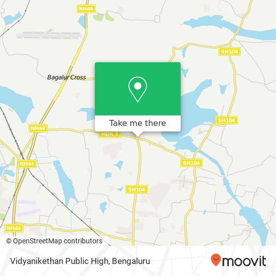Vidyanikethan Public High map
