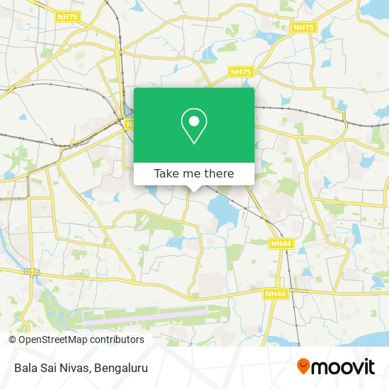 Bala Sai Nivas map