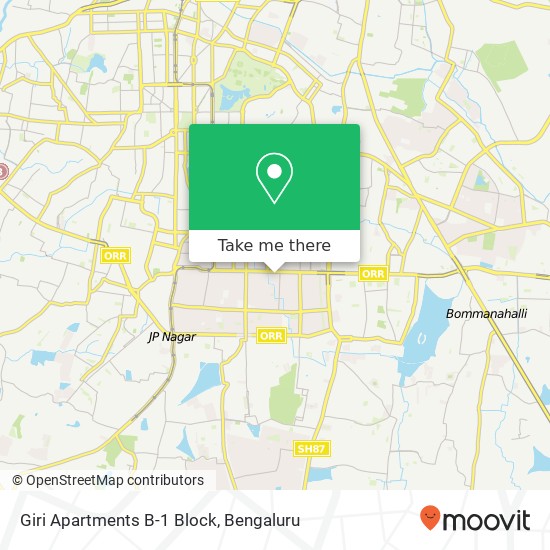 Giri Apartments B-1 Block map