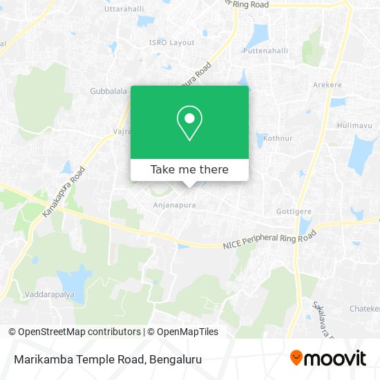 Marikamba Temple Road map
