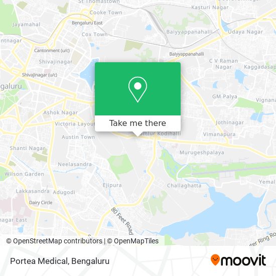 Portea Medical map