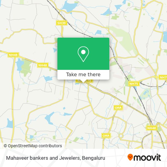 Mahaveer bankers and Jewelers map