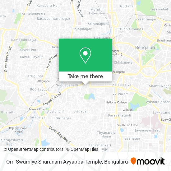 Om Swamiye Sharanam Ayyappa Temple map