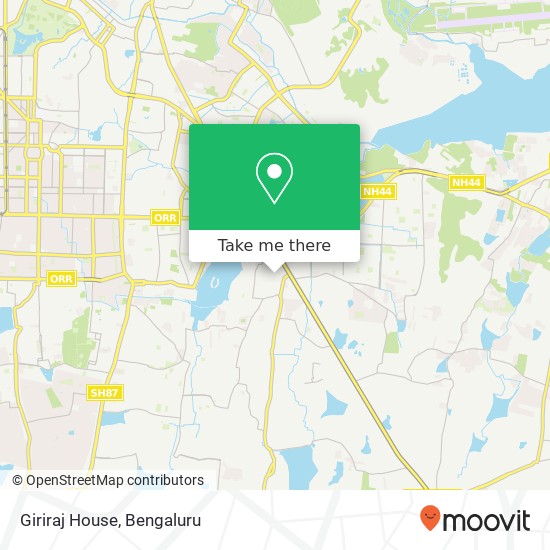 Giriraj House map