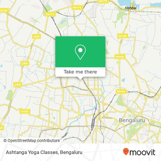 Ashtanga Yoga Classes map