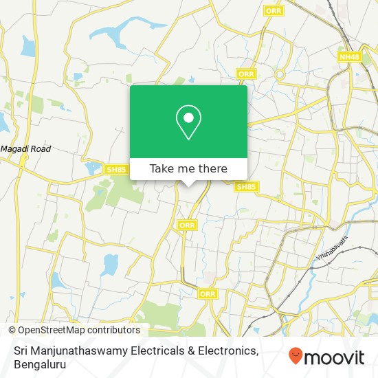 Sri Manjunathaswamy Electricals & Electronics map