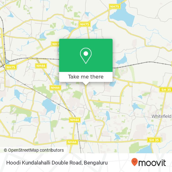 Hoodi Kundalahalli Double Road map