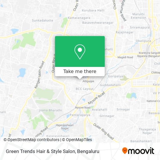 Green Trends Hair & Style Salon map