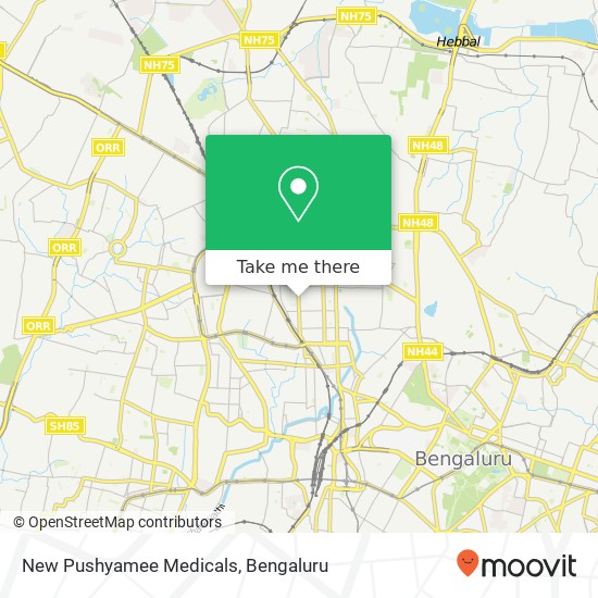 New Pushyamee Medicals map