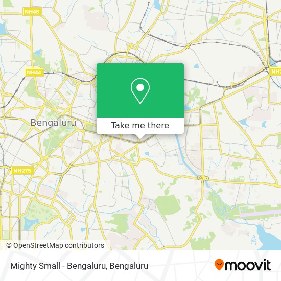 Mighty Small - Bengaluru map