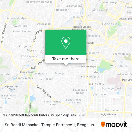 Sri Bandi Mahankali Temple-Entrance 1 map